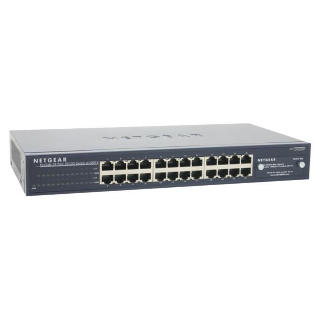 JFS524F - Netgear Prosafe JFS524F 24 x RJ-45 10/100Base-TX Layer 2 Unmanaged Fast Ethernet Network Switch