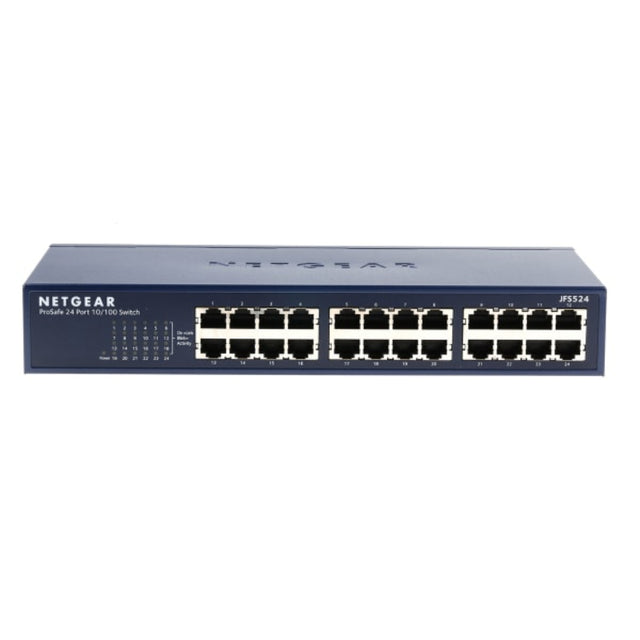 JFS524 - Netgear Prosafe JFS524 24 x RJ-45 10/100Base-TX Layer 2 Unmanaged Fast Ethernet Network Switch