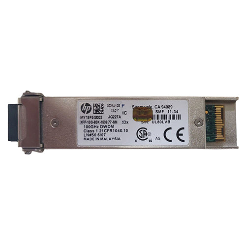 JG227-61001 HP ProCurve X180 10Gb/s 10GBase-DWDM Single-Mode Fibre 1539.77nm 80km LC Connector XFP Transceiver