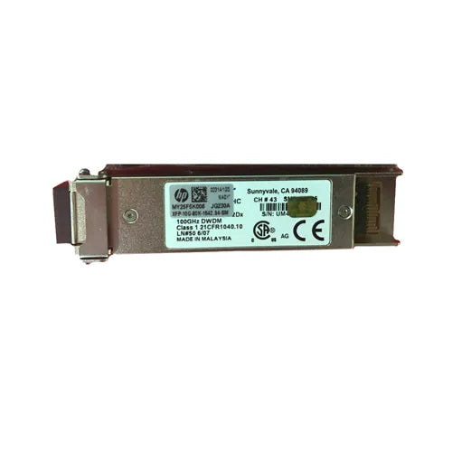 JG230AR HP ProCurve X180 10Gb/s 10GBase-DWDM Single-Mode Fibre 1542.94nm 80km LC Connector XFP Transceiver Module