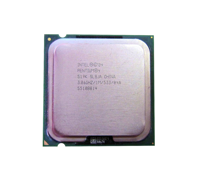 Pentium 4 519K 3.06GHz 533MHz FSB 1MB L2 Cache Socket 775 Processor