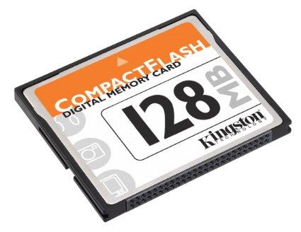 KCS-CF/128 Kingston 128MB CompactFlash (CF) Memory Card