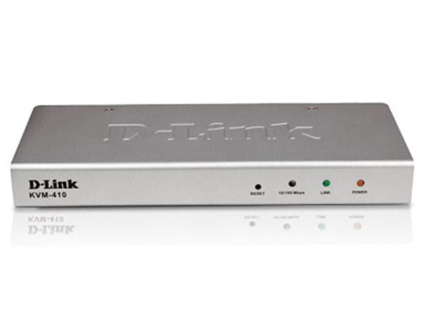 KVM-410 D-Link Single Port Over Ip Ps/2 10/100 Ssl 1600x120 Kvm Switch (Refurbished)