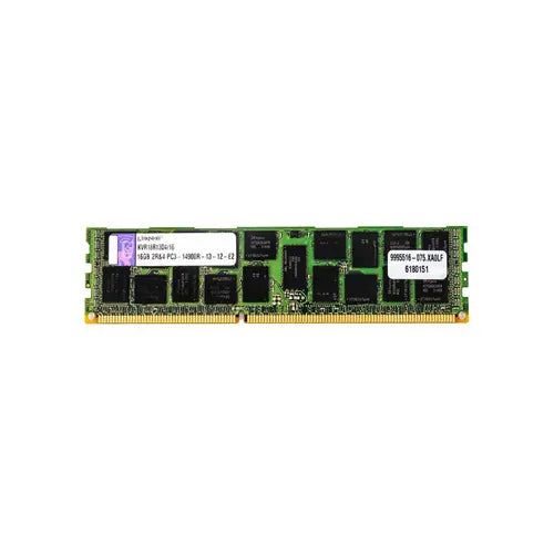 KVR18R13D4/16G - Kingston 16GB DDR3-1866MHz PC3-14900 ECC Registered CL13 240-Pin DIMM Dual Rank Memory Module