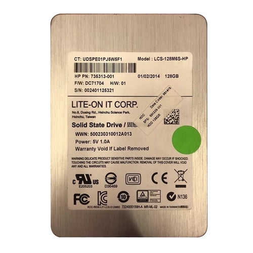 LCS-128M6S-HP Lite-On 128GB Multi-Level Cell SATA 6Gb/s 2.5-Inch Solid State Drive