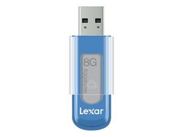 LJDS50-8GBASBNA-A1 Lexar JumpDrive S50 8GB USB 2.0 Flash Drive (Blue)