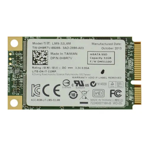 LMS-32L6M Lite-On 32GB mSATA 6Gb/s Multi-Level Cell Solid State Drive