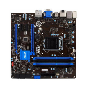 MSI - M697185 - B85M-G43 Socket LGA 1150 Intel B85 Chipset 4th Generation Core i7 / i5 / i3 / Pentium Celeron Processors Support DDR3 4x DIMM 4x SATA 6.0G