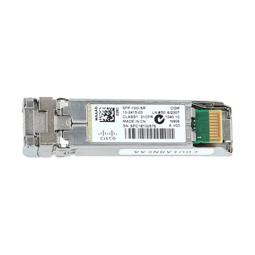 MA-SFP-10GB-SR Cisco 10Gb/s 10GBase-SR Multi-Mode Fibre 850nm 300m Duplex LC Connector SFP+ Transceiver Module