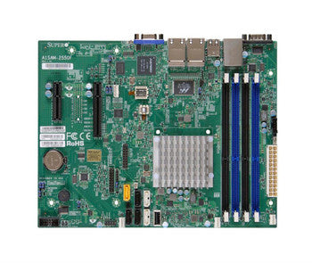 SuperMicro - MBA1AM25 - Socket FCBGA 1283 System On Chipset Intel Atom C2550 Processors Support DDR3 4x DIMM 2x SATA3 6.0Gb/s Micro-ATX Server Motherboard