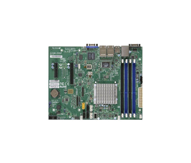 A1SAM-2550F Socket FCBGA-1283 System on Chip Chipset Micro-ATX System Board Motherboard Supports Atom C2550 DDR3 4x DIMM