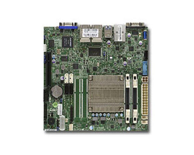 A1SRi-2358F Socket FCBGA-1283 System on Chip Chipset Mini-ITX System Board Motherboard Supports Atom C2358 DDR3 2x DIMM