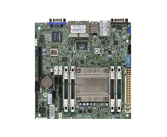 MBD-A1SRI-2558F-O - Supermicro A1SRI-2558F Socket FCBGA-1283 System on Chip Chipset Mini-ITX System Board (Motherboard) Supports Atom C2558 DDR3 4x DIMM