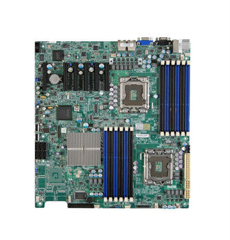 SuperMicro - MBD-MBD-X8DTE - X8DTE Dual Socket LGA 1366 Intel 5520 Chipset Intel Xeon 5600/5500 Series Processors Support DDR3 12x DIMM 6x SATA2 3.0Gb/s E