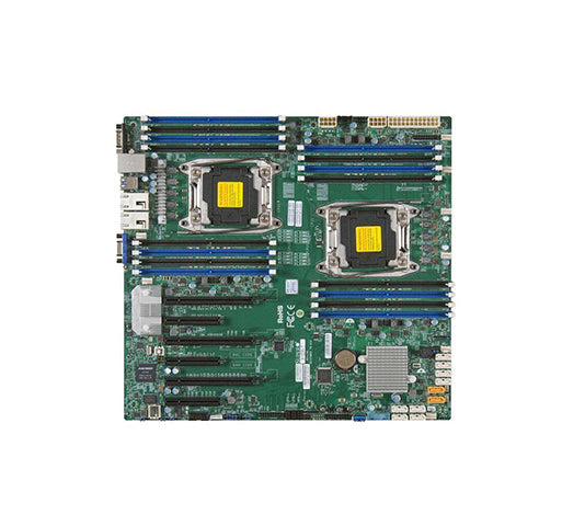 MBD-X10DRI-O - Supermicro X10DRI Socket LGA2011 Intel C612 Chipset EATX System Board (Motherboard) Supports 2x Xeon E5-2600 v3/E5-2600 v4 Series DDR4 16x DIMM