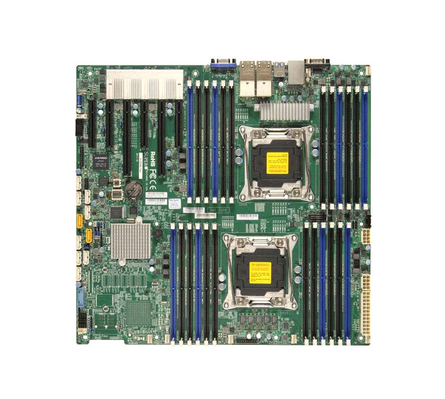 MBD-X10DRI-T4+-O - Supermicro X10DRI-T4+ Socket LGA2011-3 Intel C612 Enhanced EATX System Board (Motherboard) Supports 2x Xeon E5-2600 v3/E5-2600 v4 DDR4 24x DIMM