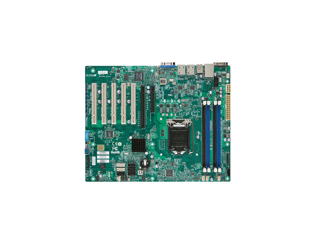 MBD-X10SLA-F-O - Supermicro X10SLA-F Socket LGA1150 Intel C222 Express PCH Chipset ATX System Board (Motherboard) Supports Celeron/Pentium/Xeon E3-1200 v3/v4 Series DDR3 4x DIMM