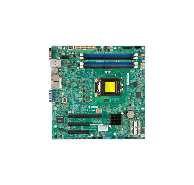 MBD-X10SLH-F-B - Supermicro X10SLH-F Socket LGA1150 Intel C226 Express PCH Micro-ATX System Board (Motherboard) Supports Xeon E3-1200 v3/E3-1200 v4 Series DDR3 4x DIMM