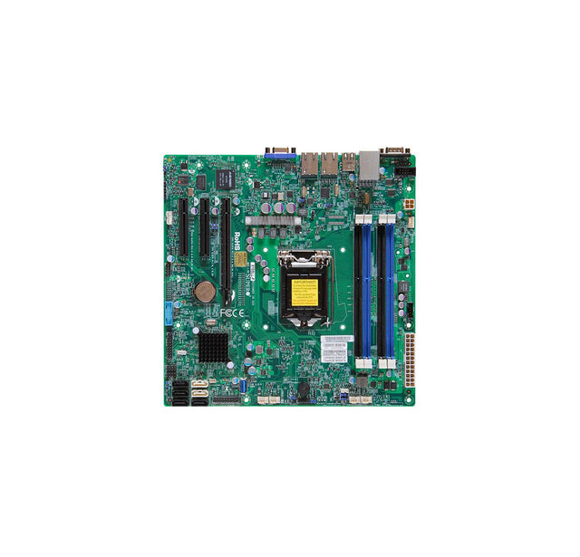 MBD-X10SLL-F-B - Supermicro X10SLL-F Socket LGA1150 Intel C222 Express PCH Chipset Micro-ATX System Board (Motherboard) Supports Xeon E3-1200 v3/E3-1200 v4 Series DDR3 4x DIMM