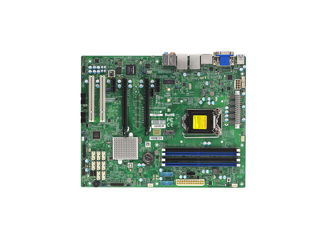 MBD-X11SAE-F-O - Supermicro X11SAE-F Socket LGA1151 Intel C236 Chipset ATX System Board (Motherboard) Supports Xeon E3-1200 v6/v5 Series DDR4 4x DIMM