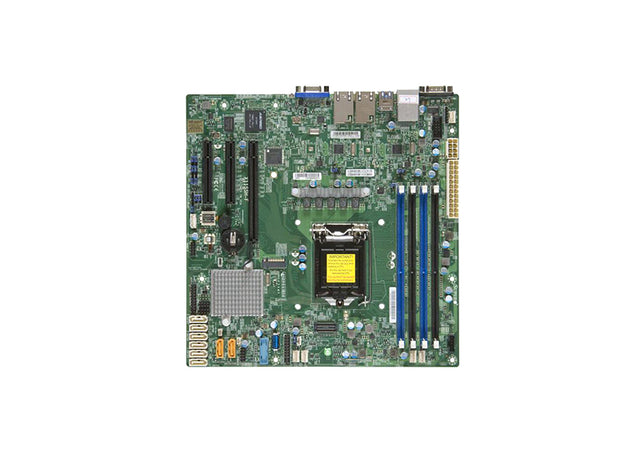 MBD-X11SSH-F-B - Supermicro X11SSH-F Socket LGA1151 Intel C236 Chipset Micro-ATX System Board (Motherboard) Supports Celeron/Pentium/Core i3/Xeon E3-1200 v6/v5 Series DDR4 4x DIMM