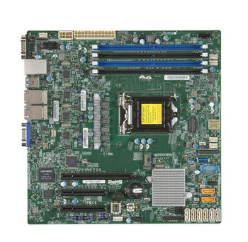 SuperMicro - MBD-X11SSH-LN4F - X11SSH-LN4F Socket LGA 1151 Intel C236 Chipset Intel Xeon E3-1200 V6/v5 7th/6th Generation Processors Support DDR4 4x DIMM