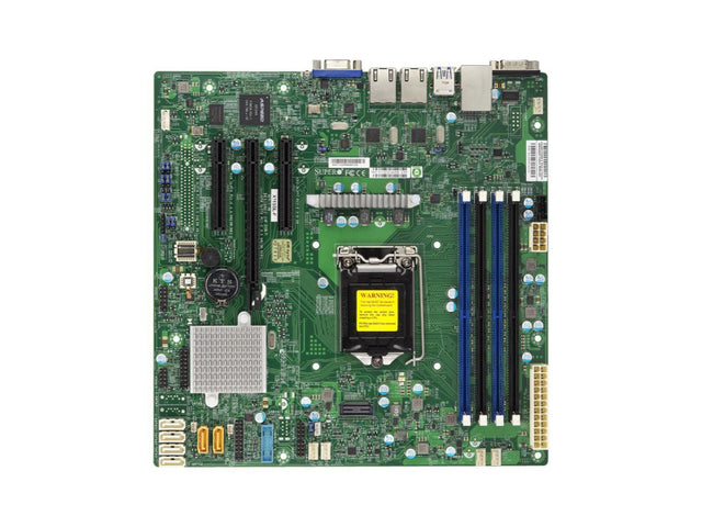 MBD-X11SSL-B - Supermicro X11SSL Socket LGA1151 Intel C232 Chipset Micro-ATX System Board (Motherboard) Supports Celeron/Pentium/Xeon E3-1200 v6/v5/Core i3 Series DDR4 4x DIMM