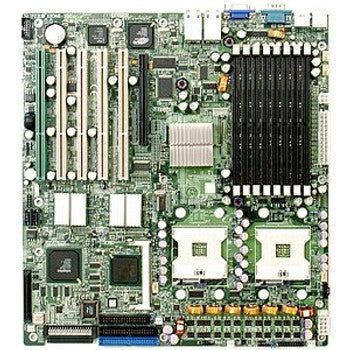 SuperMicro - MBD-X6DH8-XG2-B-RFRB - X6DH8-XG2 Dual Socket FC-mPGA4 Intel E7520 Chipset Dual Xeon Processors Support DDR2 8x DIMM 2x SATA Extended-ATX Serv