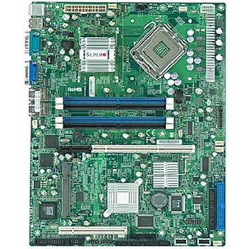 SuperMicro - MBD-X7SBI - Socket LGA 775 Intel 3210 + ICH9R Chipset Intel Xeon 3000 Series/ Core 2 Quad/Duo Processors Support DDR2 4x DIMM 6x SATA 3.0Gb/s