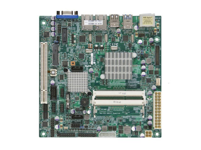 X9SCAA Socket FCBGA559 Intel NM10 Express Chipset Mini-ITX System Board Motherboard Supports Atom N2800 DDR3 2x DIMM