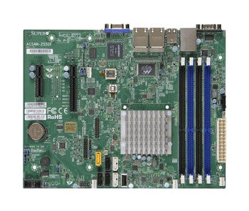 SuperMicro - MBDA1SAM2550FB - Socket FCBGA 1283 System On Chipset Intel Atom C2550 Processors Support DDR3 4x DIMM 2x SATA3 6.0Gb/s Micro-ATX Server Mothe