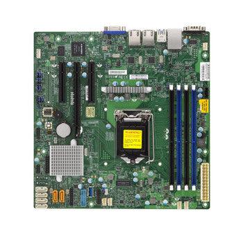 SuperMicro - MBDX11SSLFB - X11SSL-F Socket H4 LGA 1151 Xeon E3-1200 v5 / v6 Intel C232 Chipset DDR4 4 x DIMM 6 x SATA 6Gbps micro-ATX Server Motherboard (