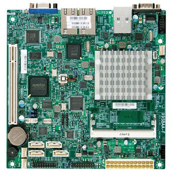 SuperMicro - MBDX9SBAAFO - X9SBAA System On Chipset Intel Atom S1260 Processors Support DDR3 1x DIMM 4x SATA3 6.0Gb/s Mini-ITX Motherboard