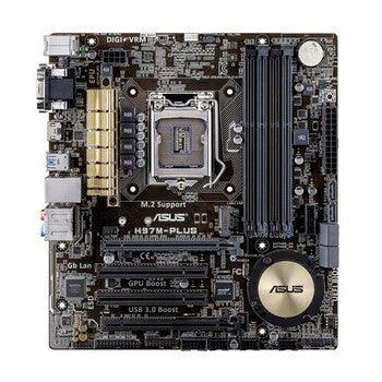 ASUS - MBH97MPLU - H97M-PLUS Socket LGA 1150 Intel H97 Chipset 5th/ New 4th/4th Generation Core i7 / i5 / i3 / Pentium / Celeron Processors Support DDR3 4