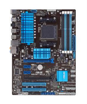 ASUS - MBM5A97R2 - Socket AM3+ AMD 970 + SB950 Chipset AMD Phenom II/ AMD Athlon II/ AMD Sempron 100 Series Processors Support DDR3 4x DIMM 6x SATA 6.0Gb/