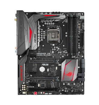 ASUS - MBMA8HEAP - ROG MAXIMUS VIII HERO ALPHA Socket LGA 1151 Intel Z170 Chipset Core i7 / i5 / i3 / Pentium / Celeron Processors Support DDR4 4x DIMM 6x