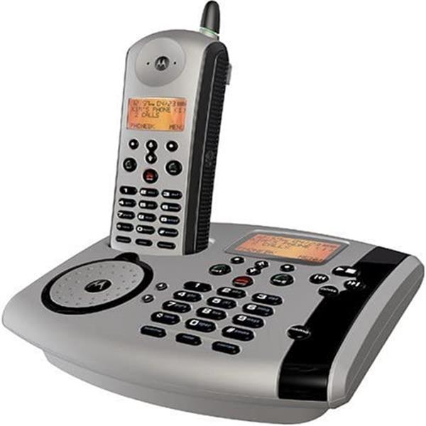 MD7081 Motorola 5.8GHz 2-Line Digital Cordless Telephone 1 x Phone Line(s) Headset Gray