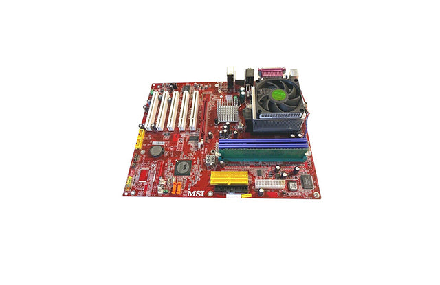 MS-6702 - MSI Socket 754 AMD VIA K8T800 Chipset ATX System Board (Motherboard) Supports Athlon 64 DDR 3x DIMM