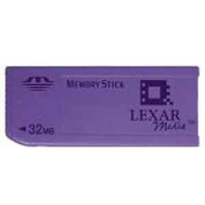 MS032231 Lexar 32MB Flash Pro Duo Stick Flash Memory Card