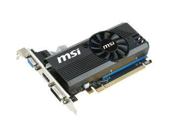 MSI - MSI730G15 - 1GB Nvidia GeForce GT 730 GDDR5 64-Bit Dual Link DVI-D/ D-Sub/ HDMI PCI Express 2.0 Video Graphics Card