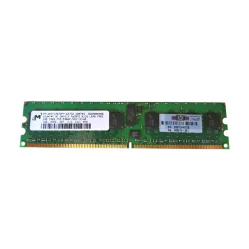 MT18HTF12872PY-667D2 - Micron 1GB DDR2-667MHz PC2-5300 ECC Registered CL5 240-Pin DIMM Single Rank Memory Module