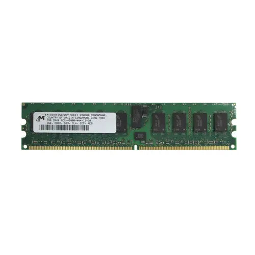 MT18HTF25672DY-53EE1 - Micron 2GB DDR2-533MHz PC2-4200 ECC Registered CL4 240-Pin DIMM Dual Rank Memory Module