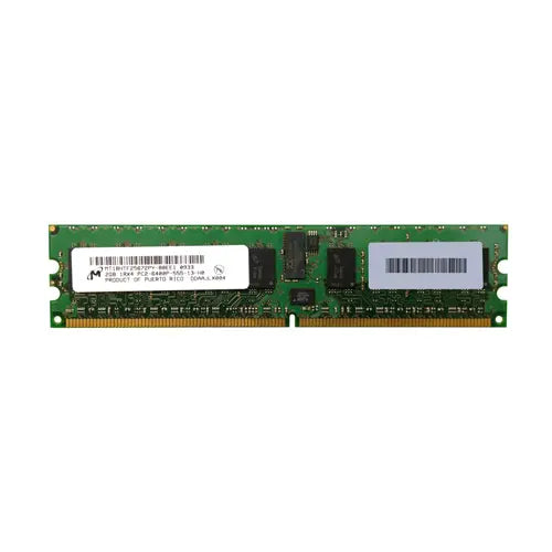 MT18HTF25672PY-80EE1 - Micron 2GB DDR2-800MHz PC2-6400 ECC Registered CL5 240-Pin DIMM Single Rank Memory Module