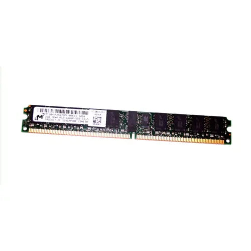 MT18HVF25672PY-80EG1 - Micron 2GB DDR2-800MHz PC2-6400 ECC Registered CL5 240-Pin DIMM Very Low Profile (VLP) Single Rank Memory Module