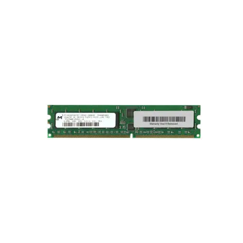 MT18VDDF6472Y-335G3 - Micron 512MB DDR-333MHz PC2700 ECC Registered CL2.5 184-Pin DIMM Single Rank Memory Module