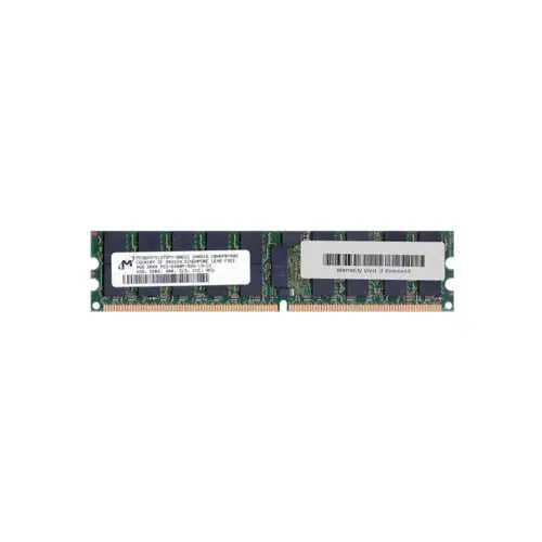 MT36HTF51272PY-80EG1 - Micron 4GB PC2-6400 DDR2-800MHz ECC Registered CL5 240-Pin DIMM Very Low Profile (VLP) Dual Rank Memory Module