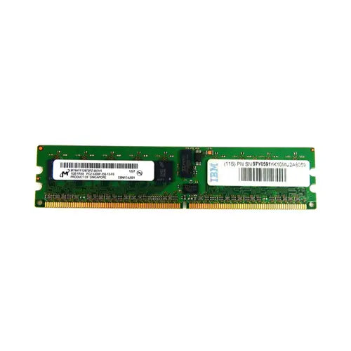 MT9HTF12872PZ-667H1 - Micron 1GB DDR2-667MHz PC2-5300 ECC Registered CL5 240-Pin DIMM Single Rank Memory Module