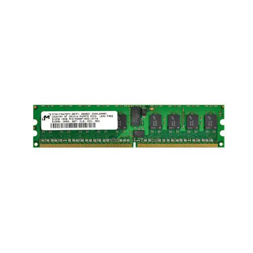 MT9HTF6472PY-667F1 - Micron 512MB DDR2-667MHz PC2-5300 ECC Registered CL5 240-Pin DIMM Single Rank Memory Module