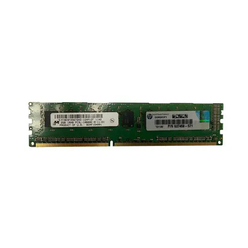 MT9KSF25672AZ-1G4M1ZF - Micron Technology 2GB DDR3-1333MHz PC3-10600 ECC Unbuffered CL9 240-Pin DIMM 1.35V Low Voltage Single Rank Memory Module