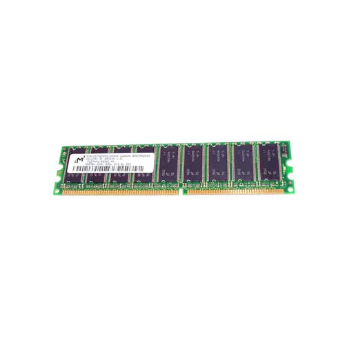 MT9VDDT3272AG-335G4 - Micron 256MB DDR-333MHz PC2700 ECC Unbuffered CL2.5 184-Pin DIMM Single Rank Memory Module